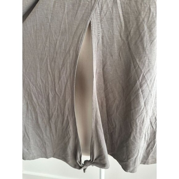 UNIVERSAL STANDARD Greige Open Back T Shirt Size Small - Picture 5 of 5
